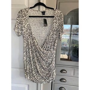 Torrid Crossover Leopard Print Top